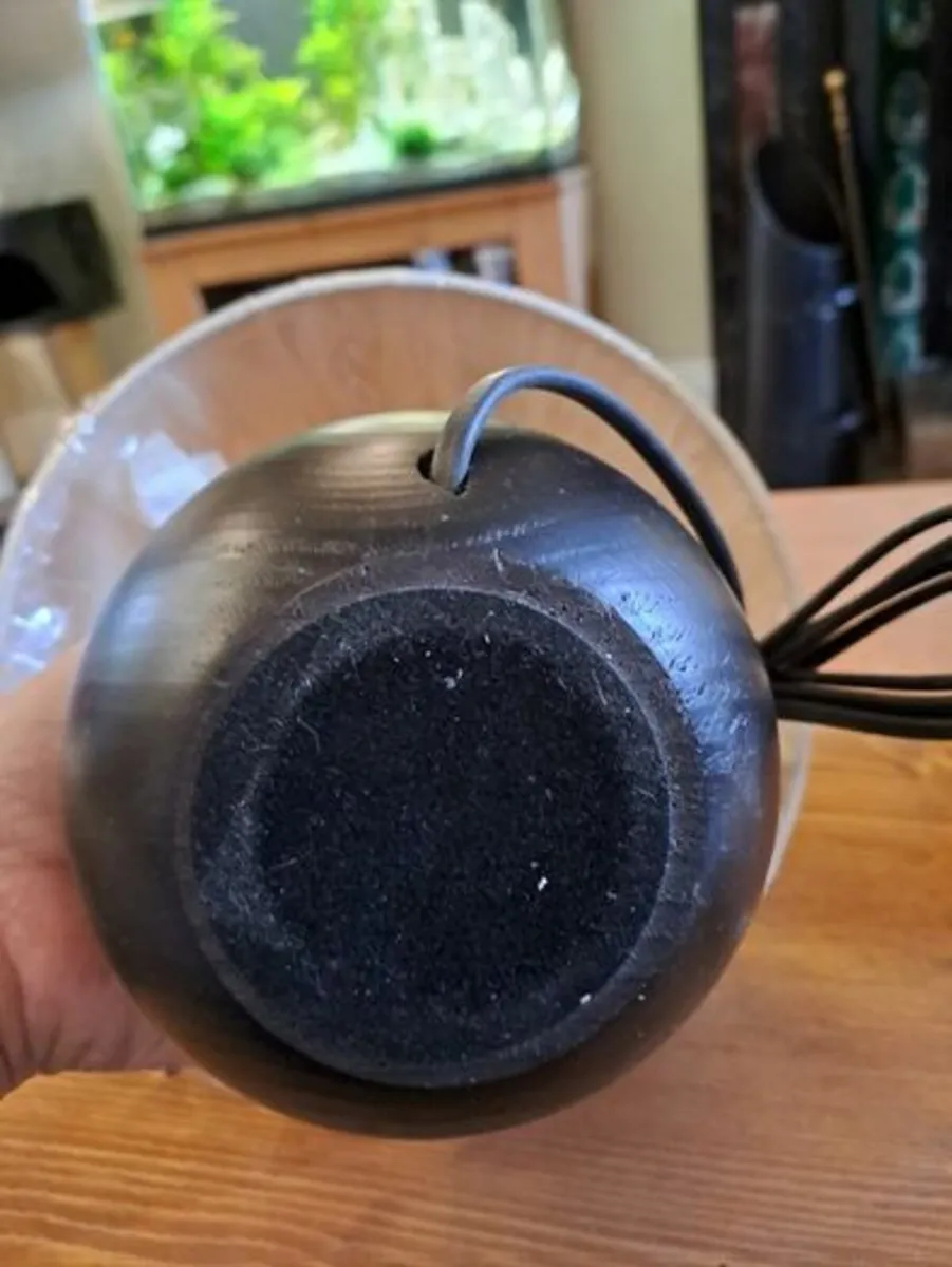 2 beige and ebony Lamps - Image 4