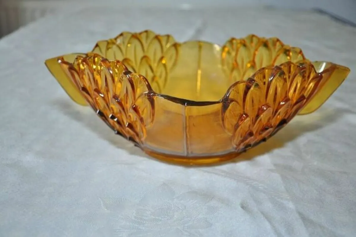 Art deco amber bowl - Image 2