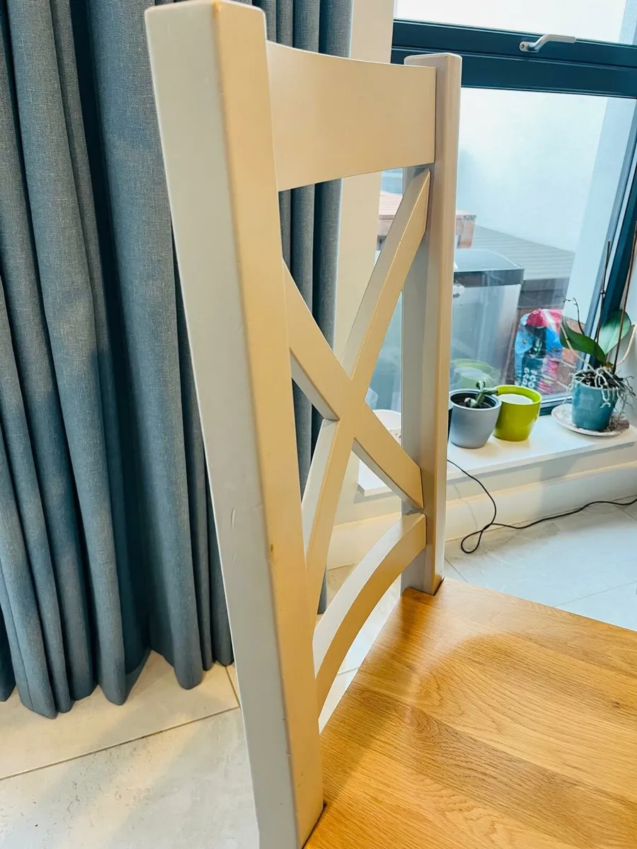 Dining Chairs - 2 EZ Living Furniture Oak Chairs - Image 4