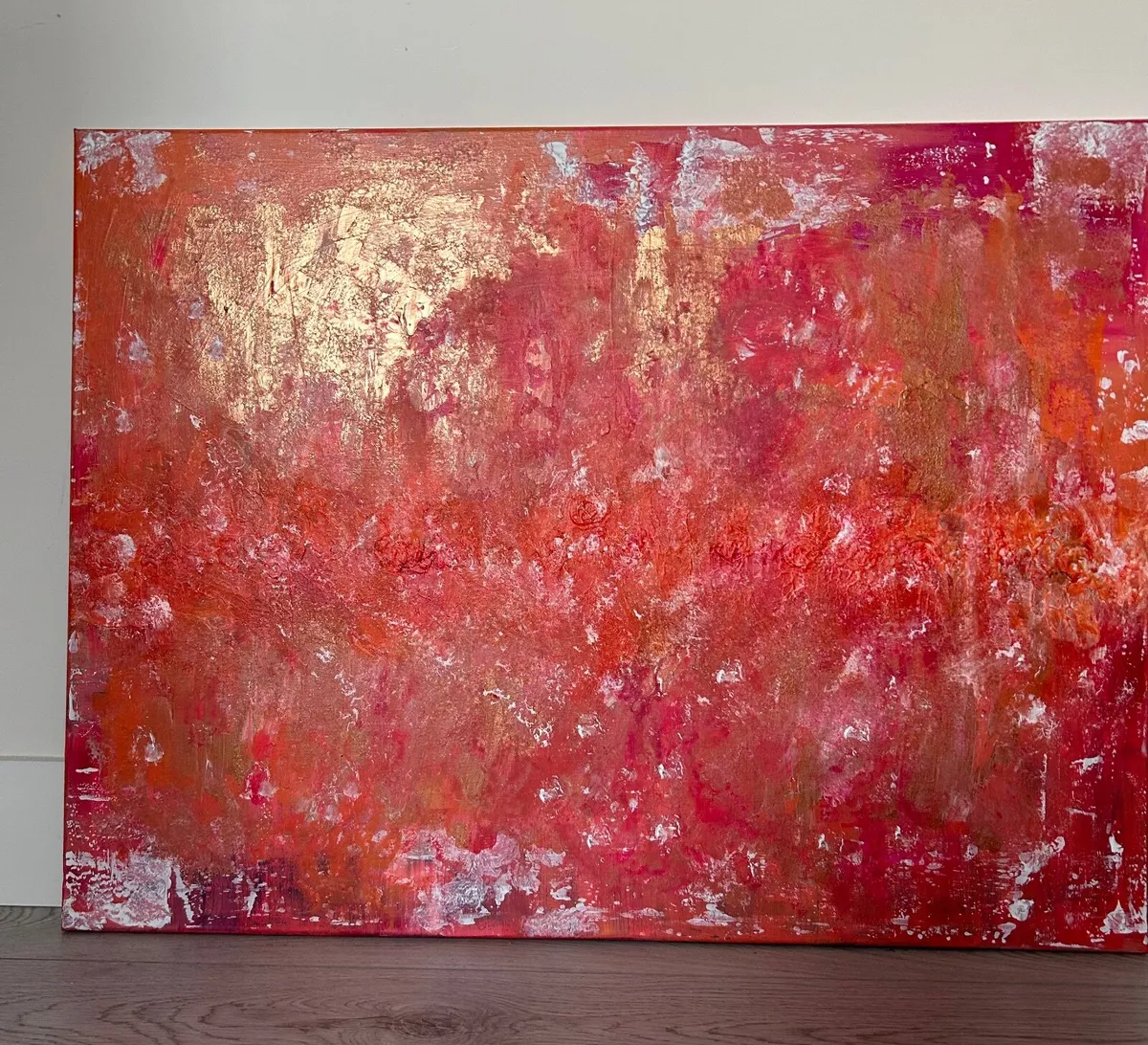 “Embers of down “ abstract painting - Image 2