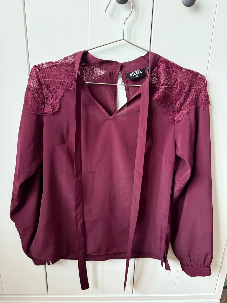 Diesel women ladies top blouse, like new - Image 1