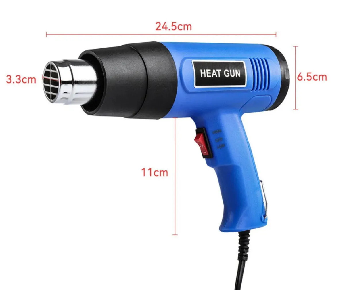 Hot Air Heat Gun 2000W Wall Paper Paint Stripper - Image 3