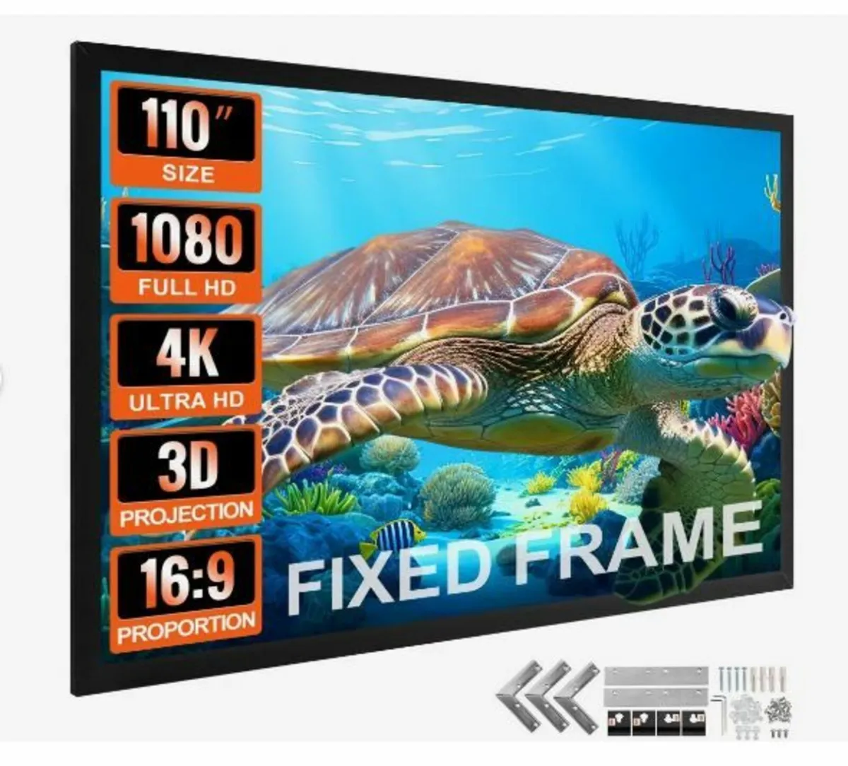 110Inch Diagonal Projector Screen - Image 1