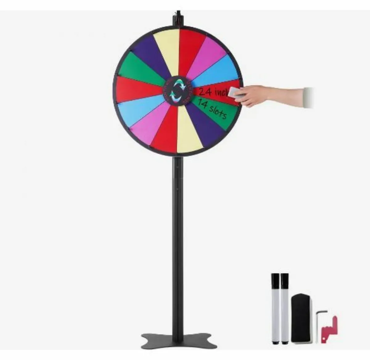 24 inch Spinning Prize Wheel - Image 1