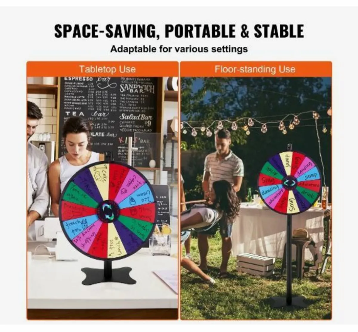 24 inch Spinning Prize Wheel - Image 4