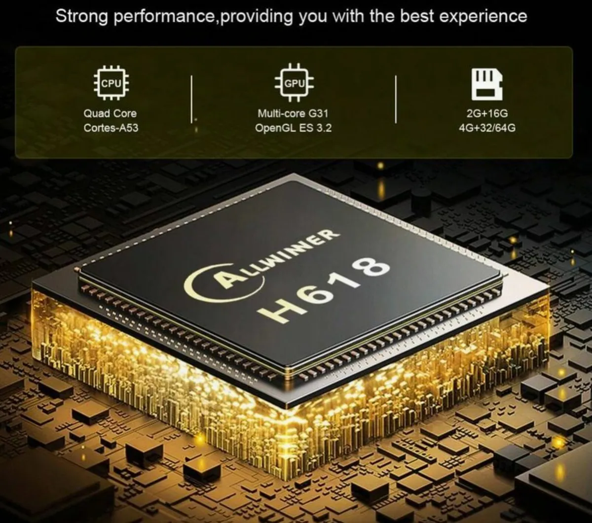 Brand New Android 14 TV Box Google Voice Remote - Image 3