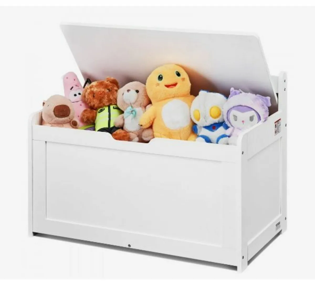 Wooden Toy Chest for Kids, Toddler Toy Storage Box - Image 1