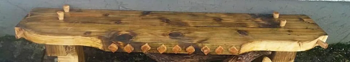 Rustic Driftwood floating stove  mantle / shelf - Image 3