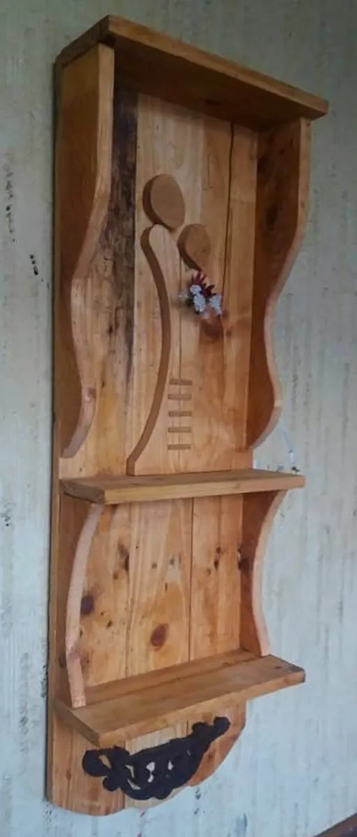 Rustic Driftwood Couple Floating Shelf Piece. - Image 2