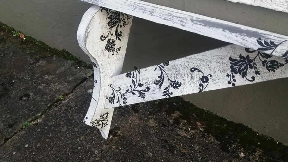 Rustic Floating Mantle / Shelf - Image 2