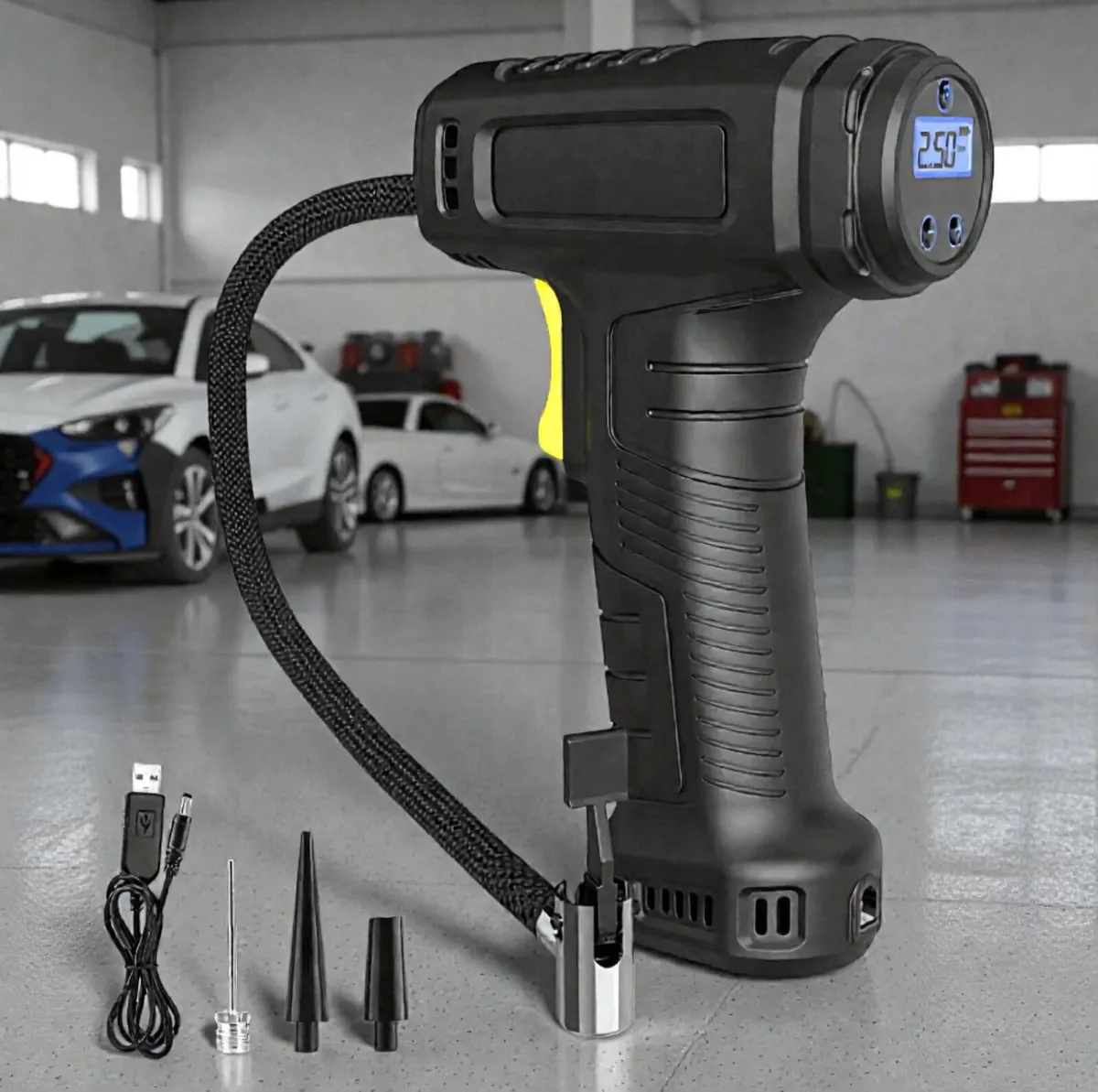 150psi Cordless Air Compressor Tyre Inflator NEW - Image 4