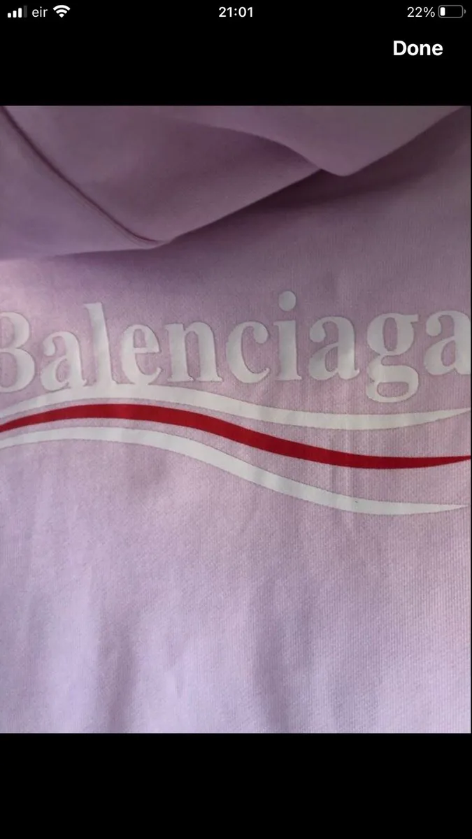 Ladies Balenciaga hoodie size M €20 - Image 2