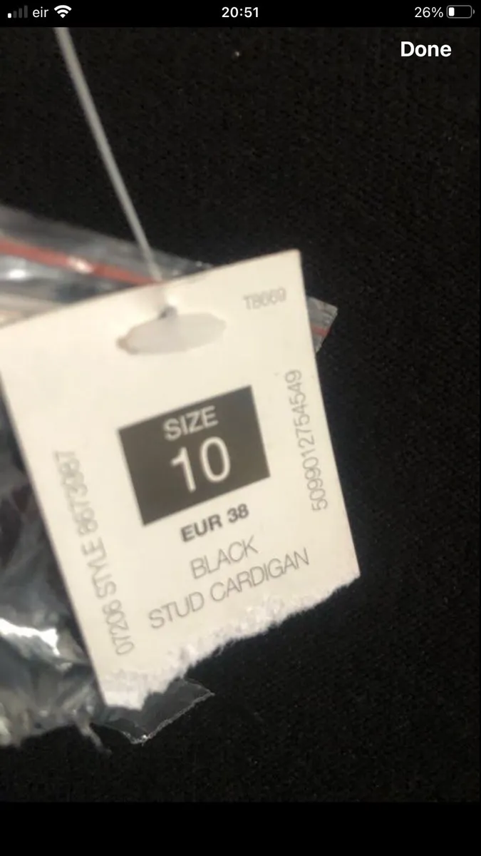 Ladies BNWT cardigan size 10 €10 - Image 3