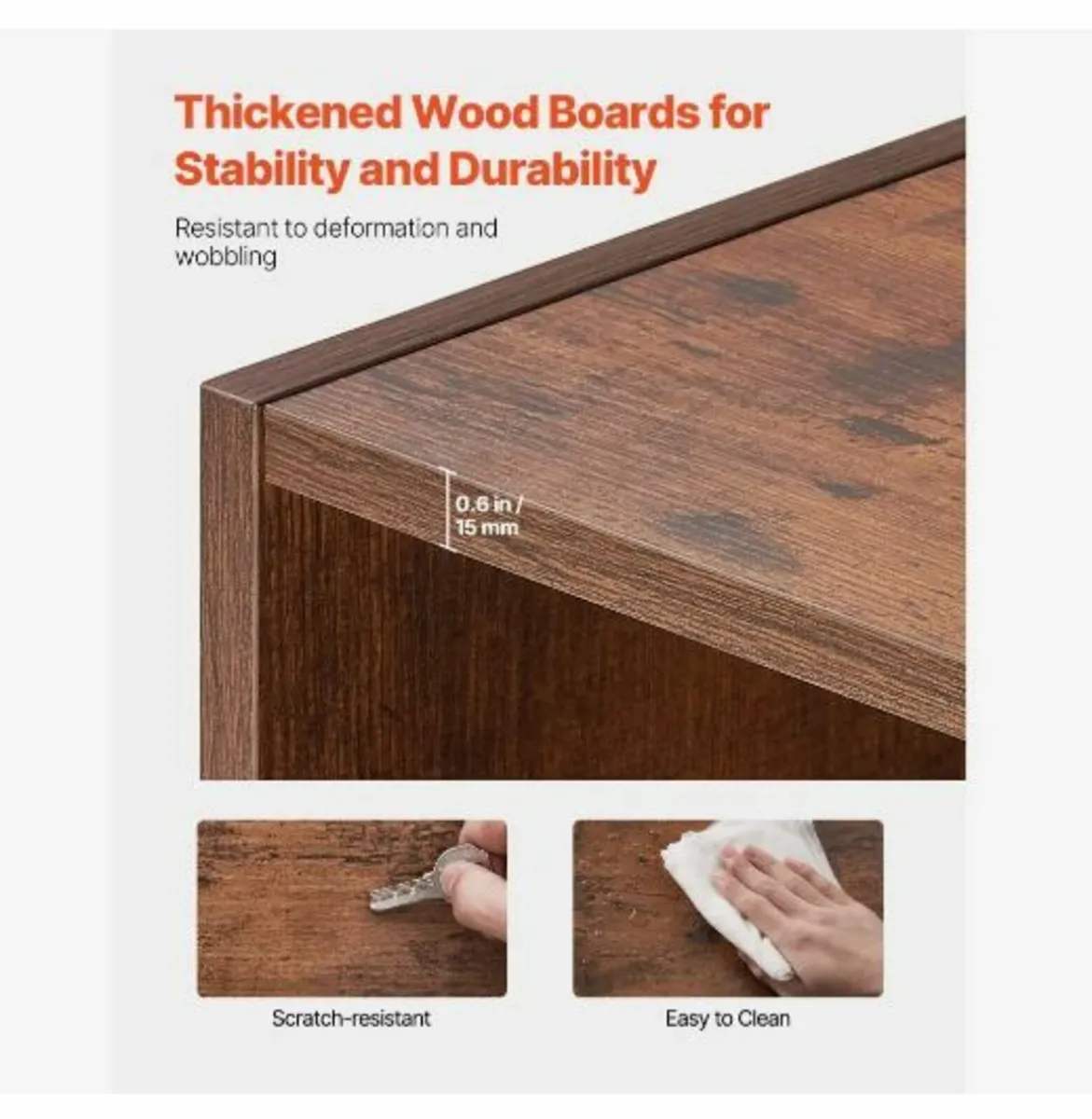 5 Tiers Narrow Bookshelf - Image 2