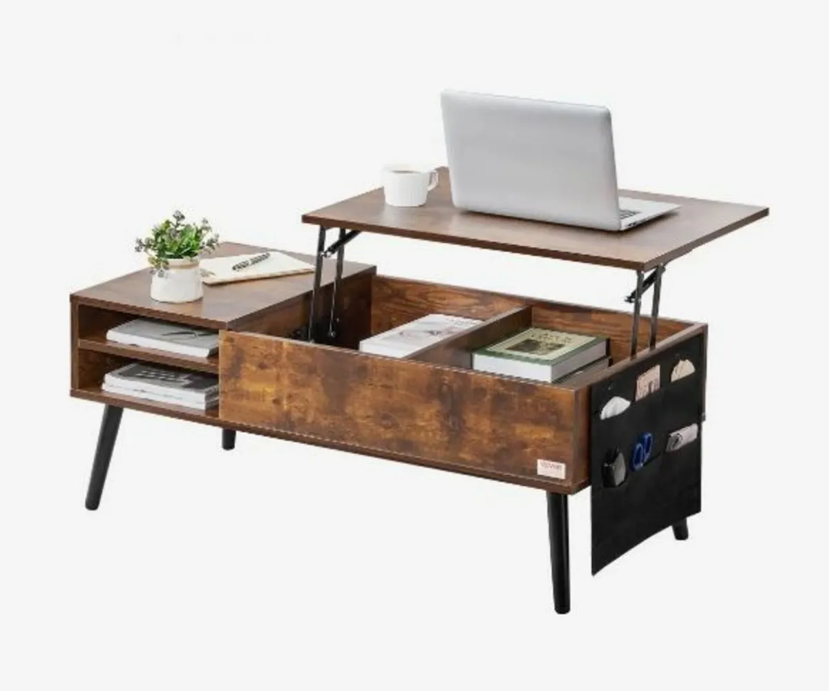 Lift Top Coffee Table, 39.4 in Rectangle - Image 1