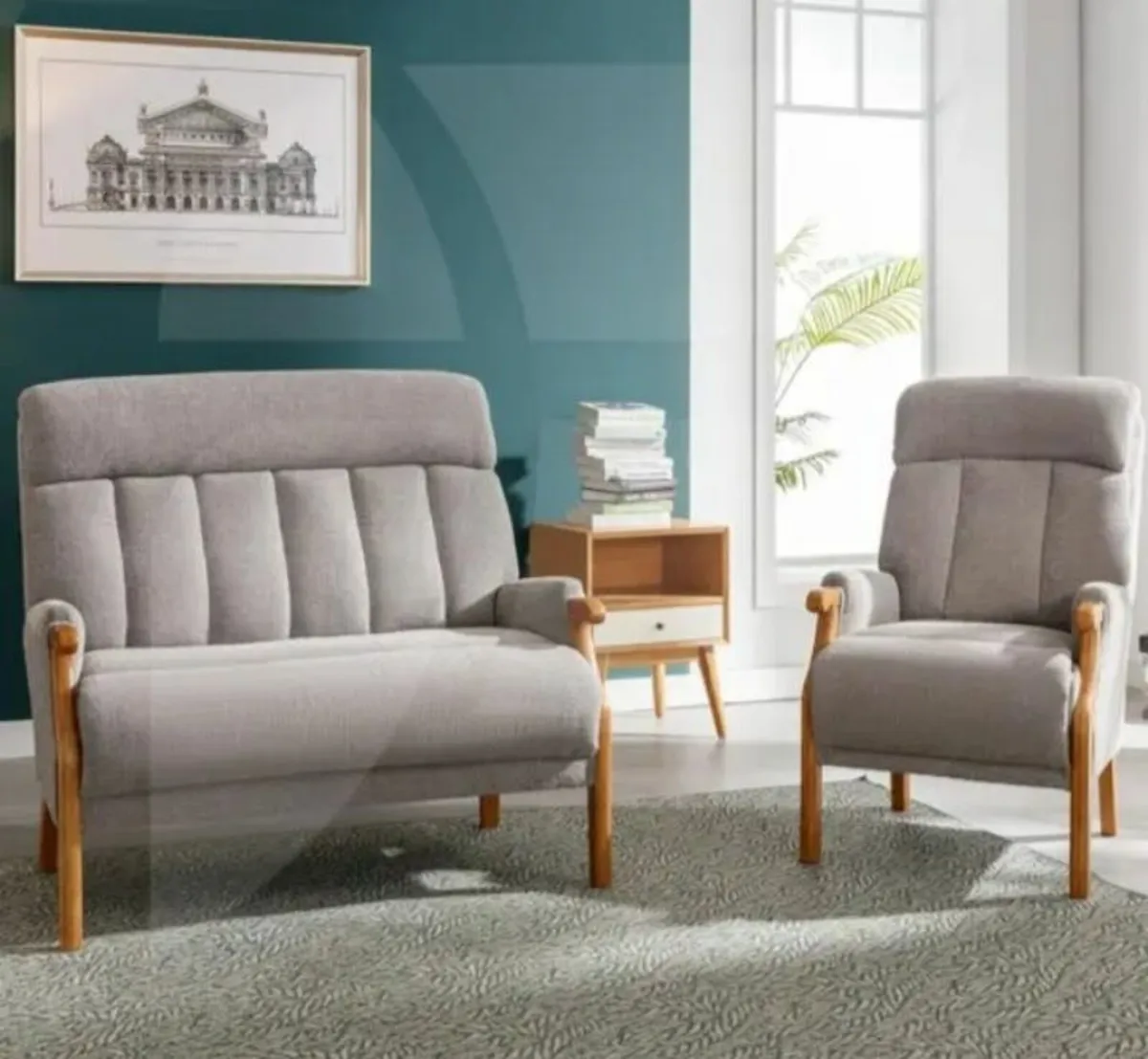 Blaze Fireside Chair / 2 Options free delivery - Image 1