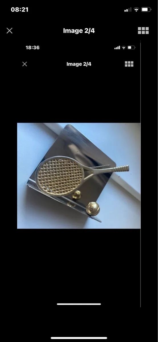 Tennis Desktop Letter/ Notepaper Holder - Image 2