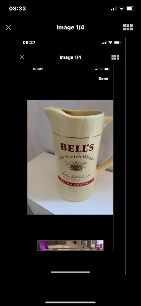 Large Bell’s Scotch Whisky Water Jug - Image 1