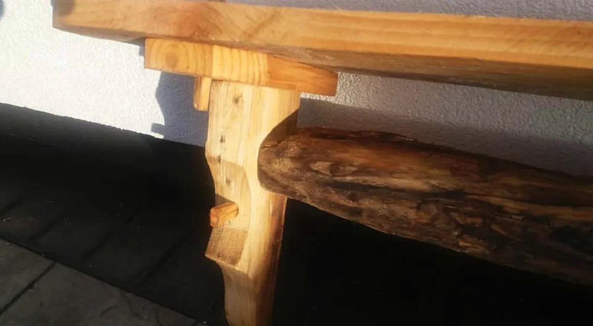 Country Style Driftwood Shelf / Mantle - Image 2