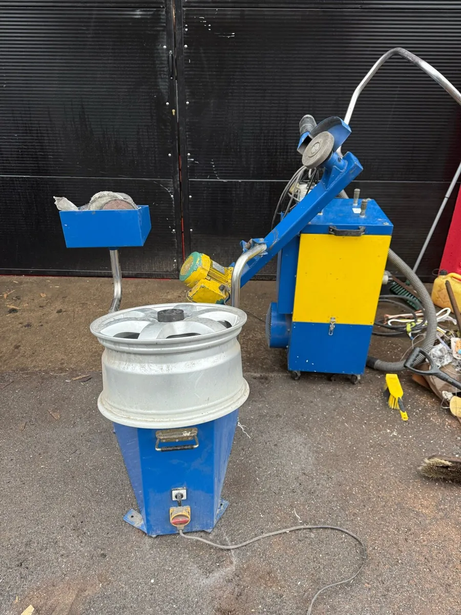 Alloys wheels polishing machine - Image 1