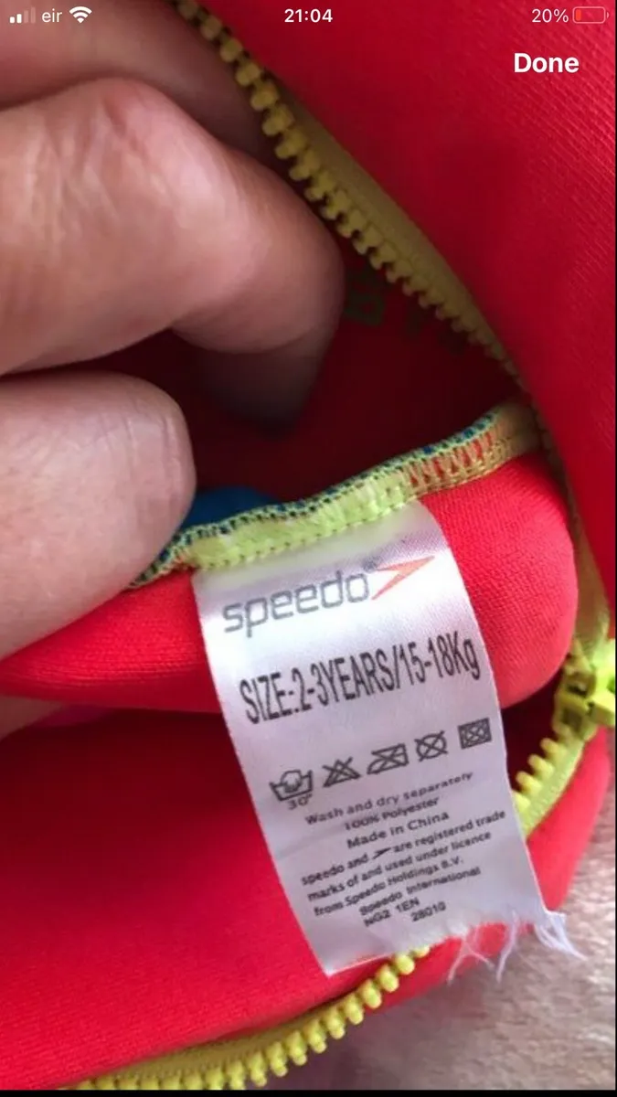 Girls Speedo suit age 2/3 €10 - Image 3