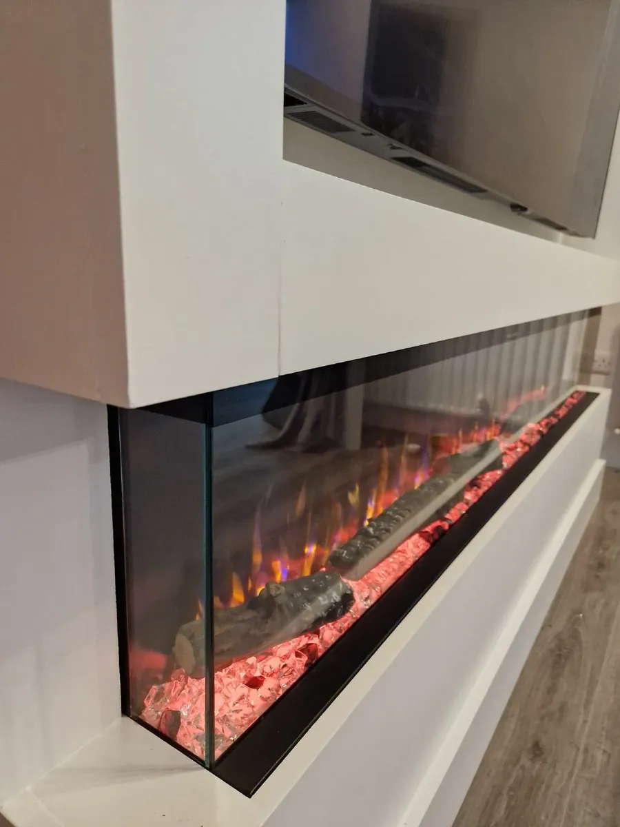 72" 3 sides electric fireplace. The best price - Image 2