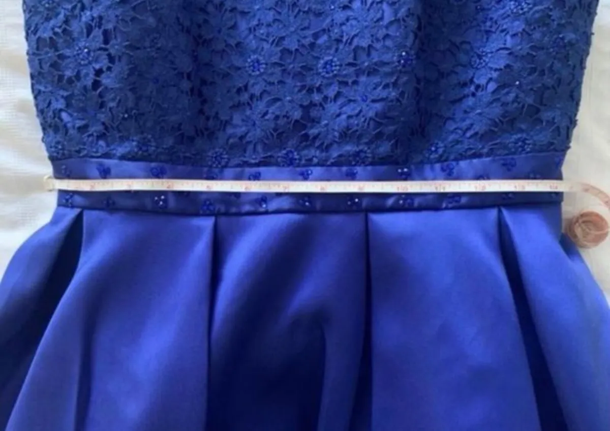 Royal Blue Confirmation Dress - Image 4