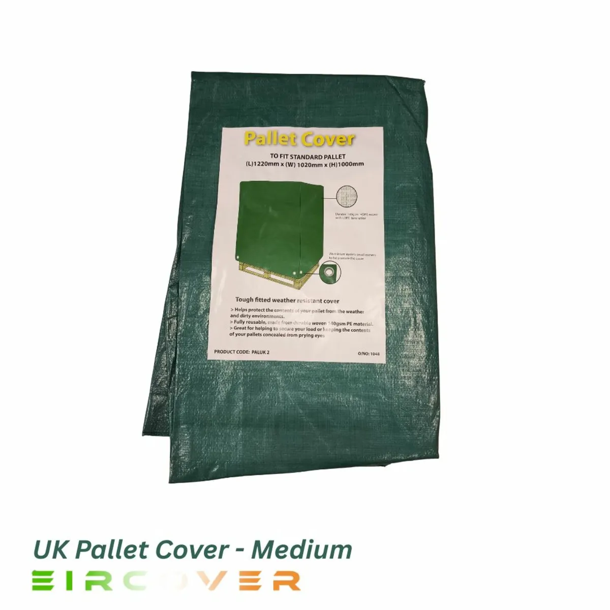 UK Pallet Cover Small - 1220  L x 1020 W x 500 H - Image 3