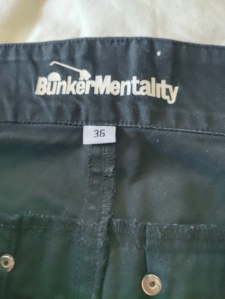 Bunker Mentality Golf Trousers 36W/31L - Image 2