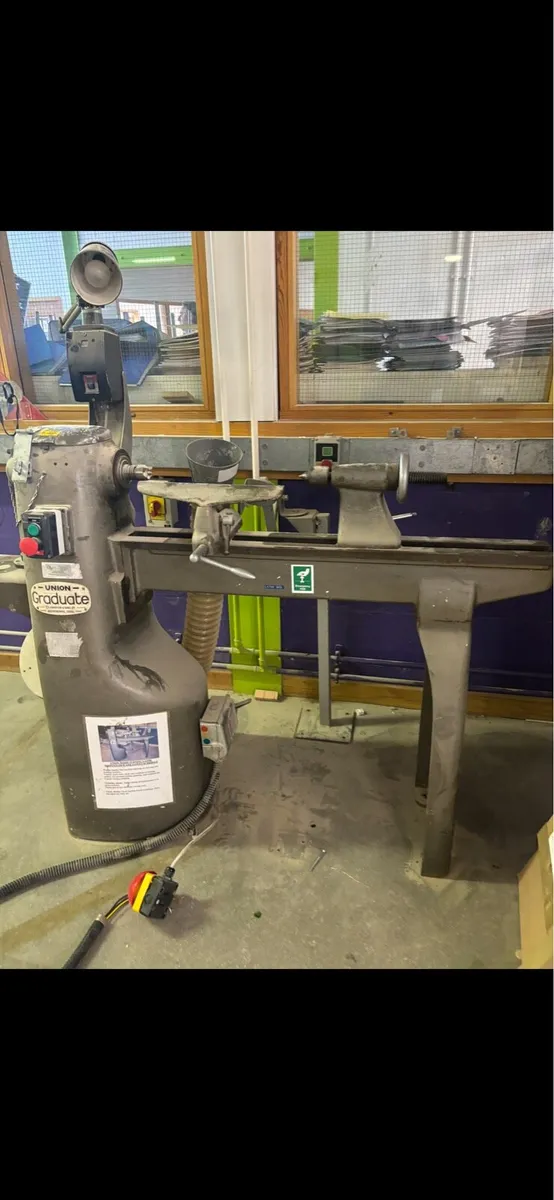 3 phase machine pillar drill bandsaw lathe - Image 4