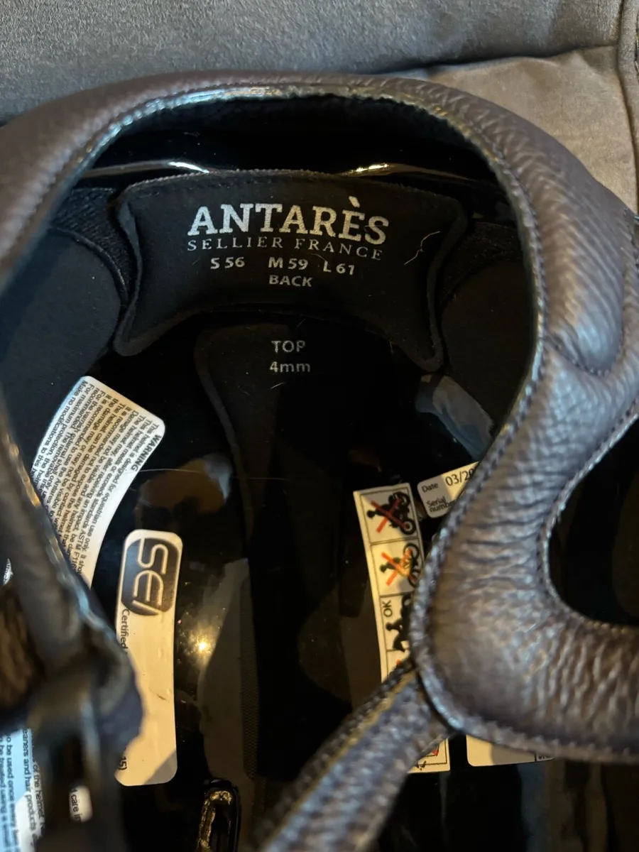 Antares navy riding hat - Image 2