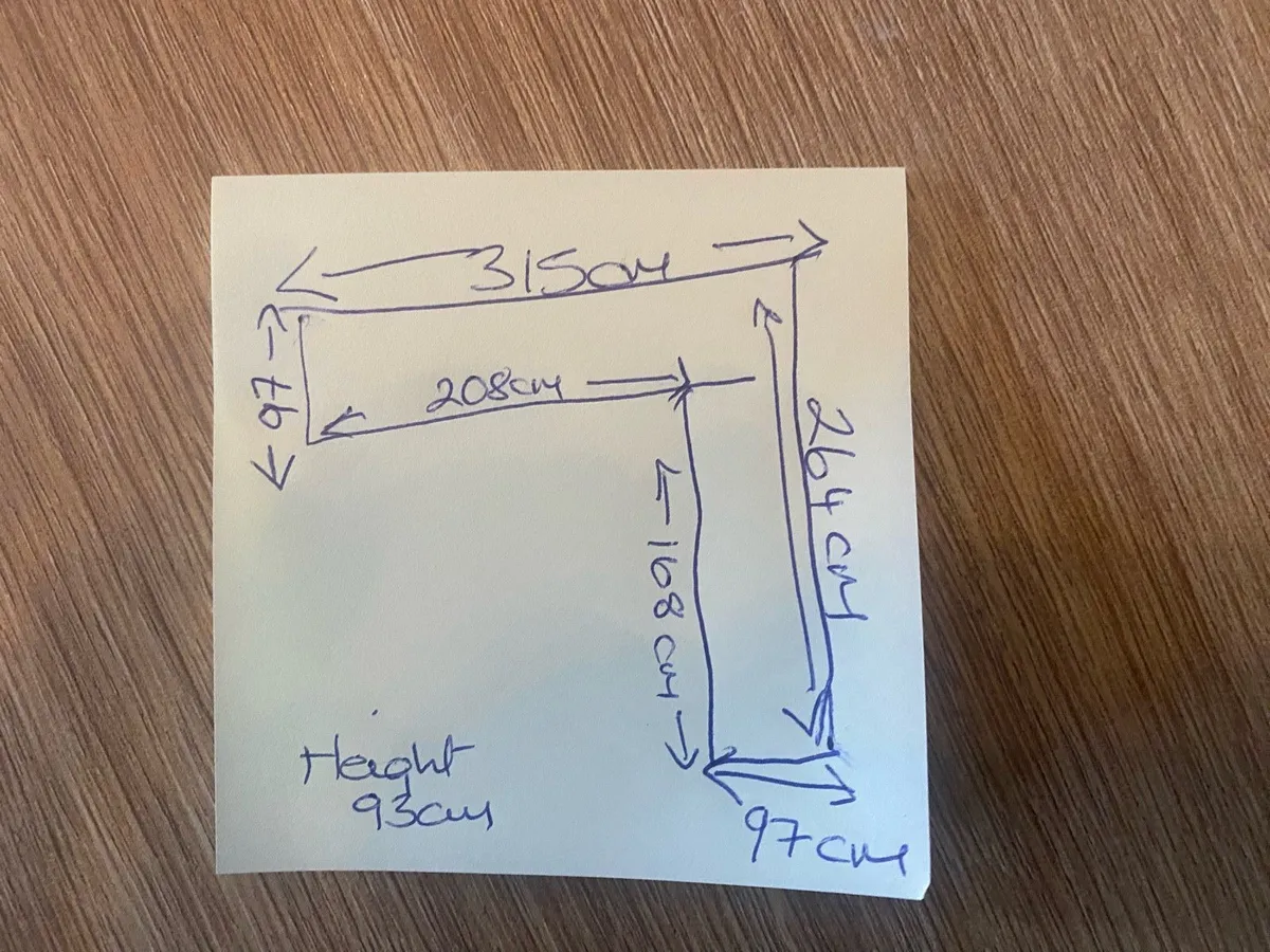 Grey L shape couch - Image 3