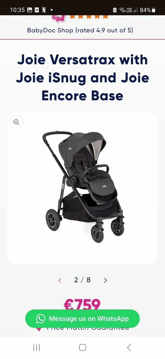 Buggy travel system - Image 1
