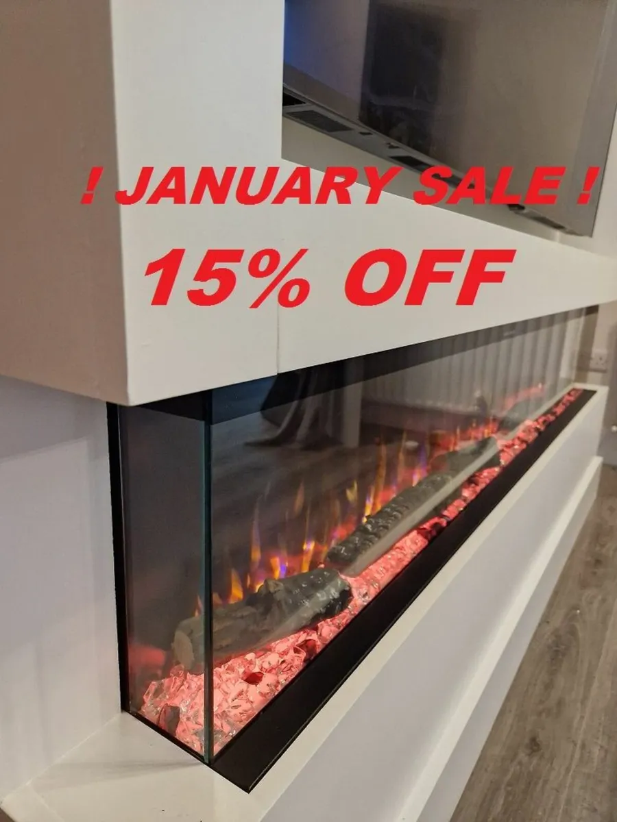 72" 3 sides electric fireplace. The best price - Image 1