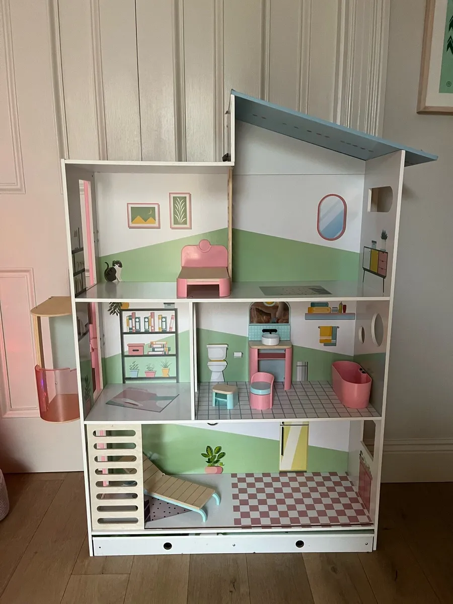 Wooden Dollhouse - Image 1