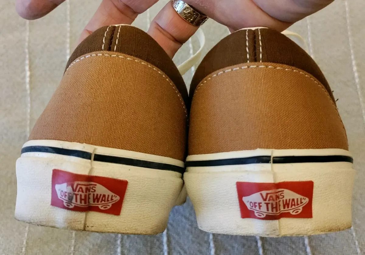 Vans Camo trainers 8uk - Image 3