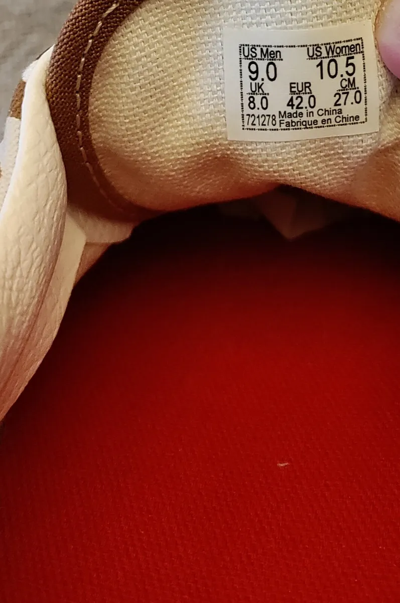 Vans Camo trainers 8uk - Image 4