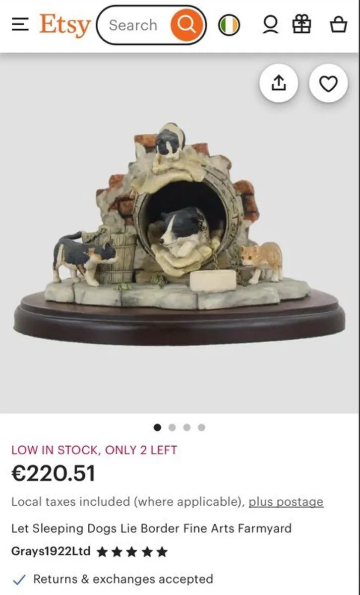 Let sleeping dogs lie by Border Fine Arts - Image 2