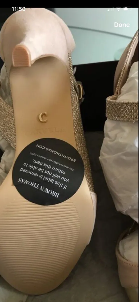 Carvela Sparkly Sandals. New in Box - Image 3