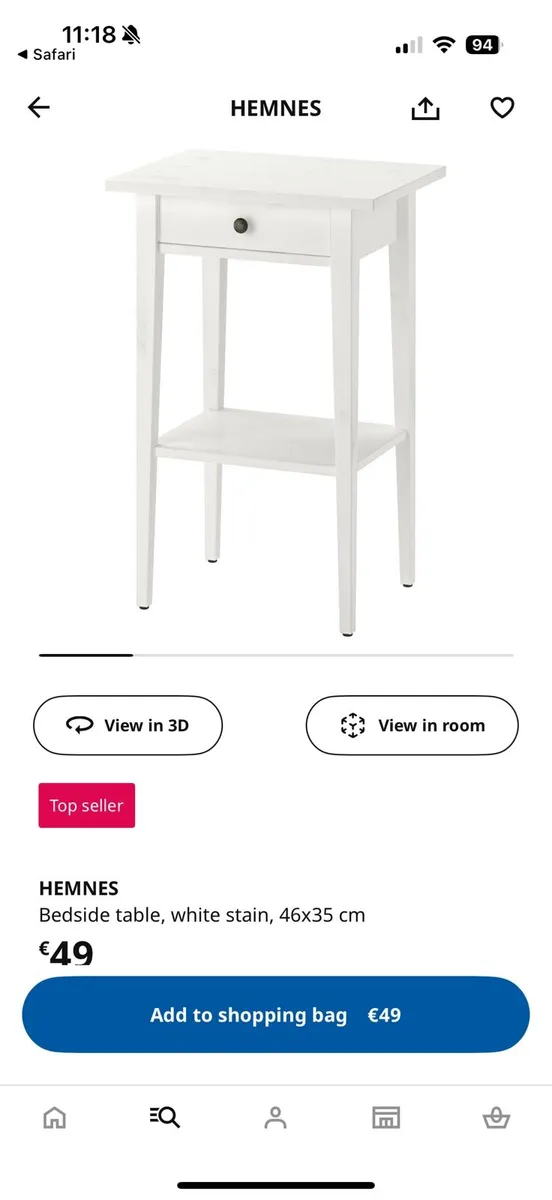 IKEA bedside locker - Image 2