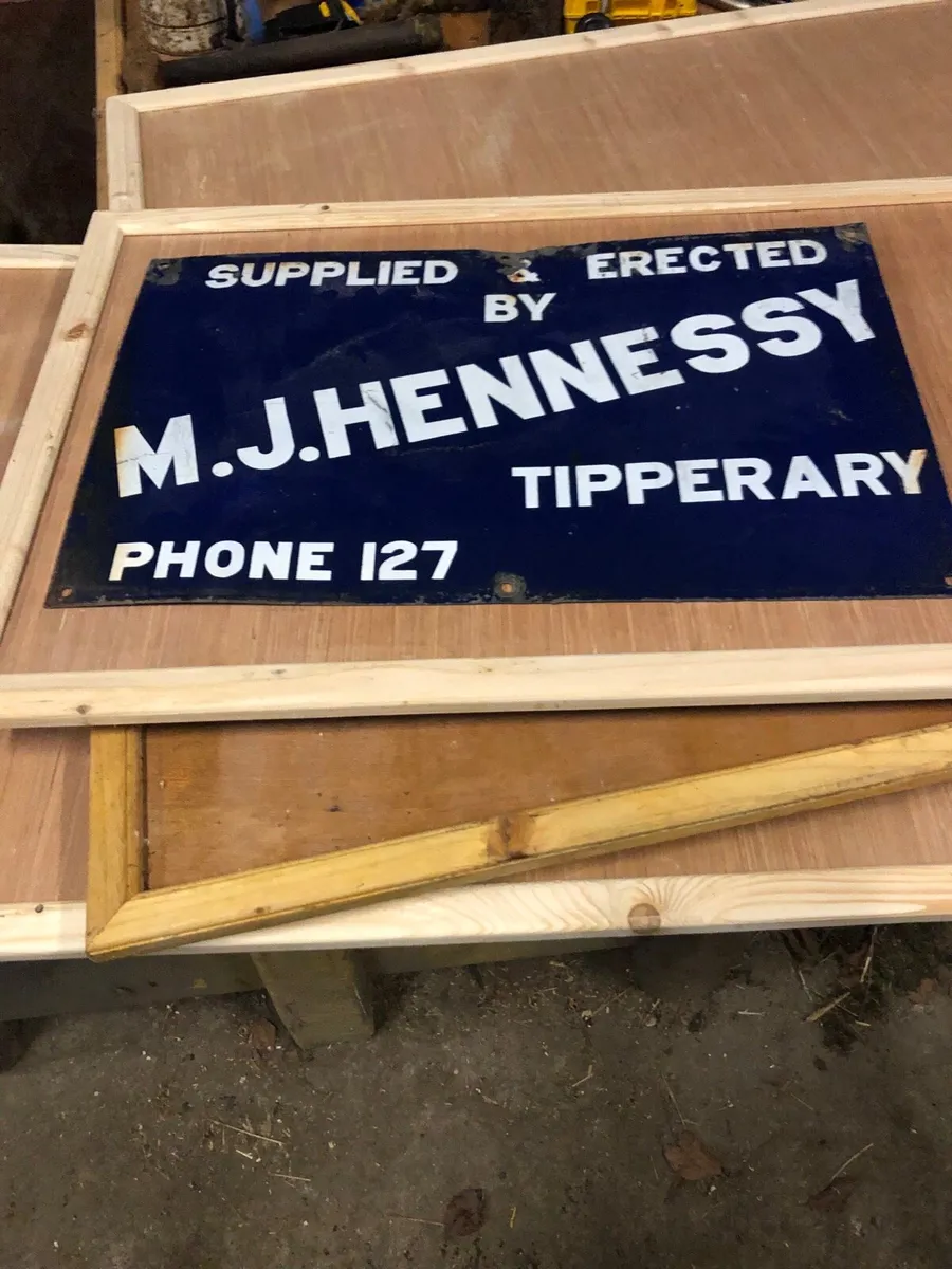 Hay shed sign rare - Image 1