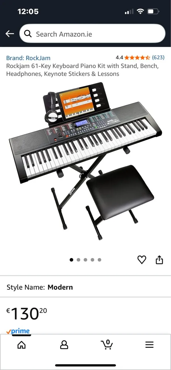 Rock Jam Keyboard - Image 1