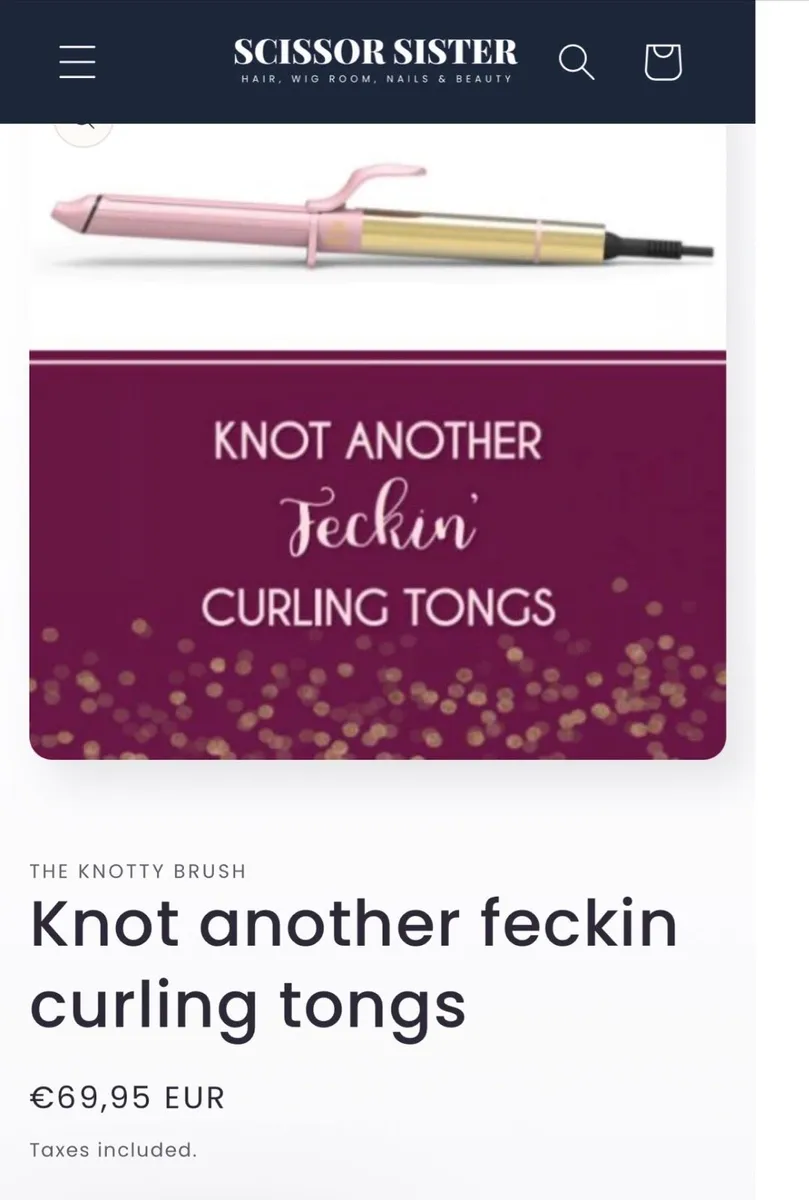 Hair Cuing tongs new - Image 1