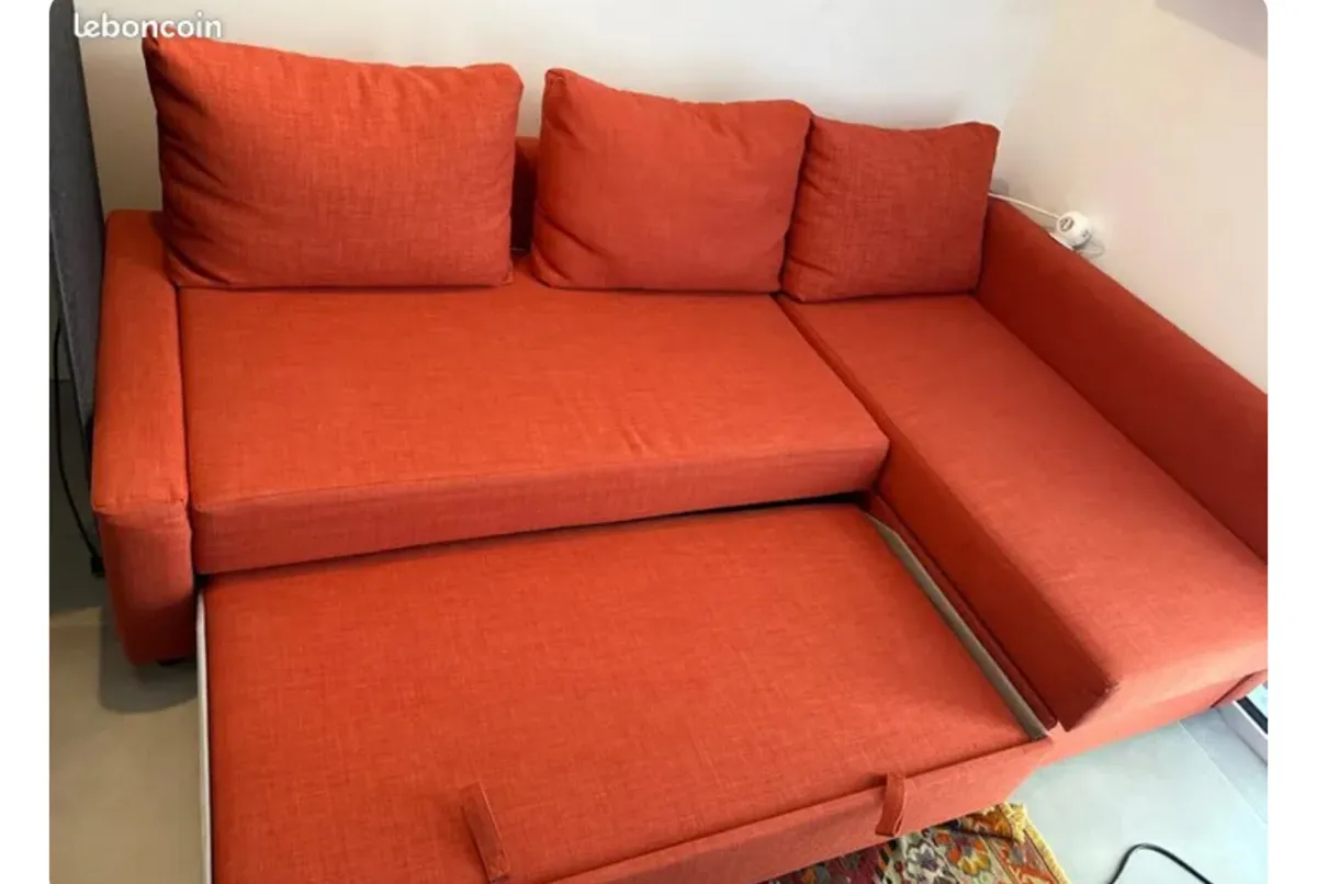 Ikea sofabed orange - Image 4