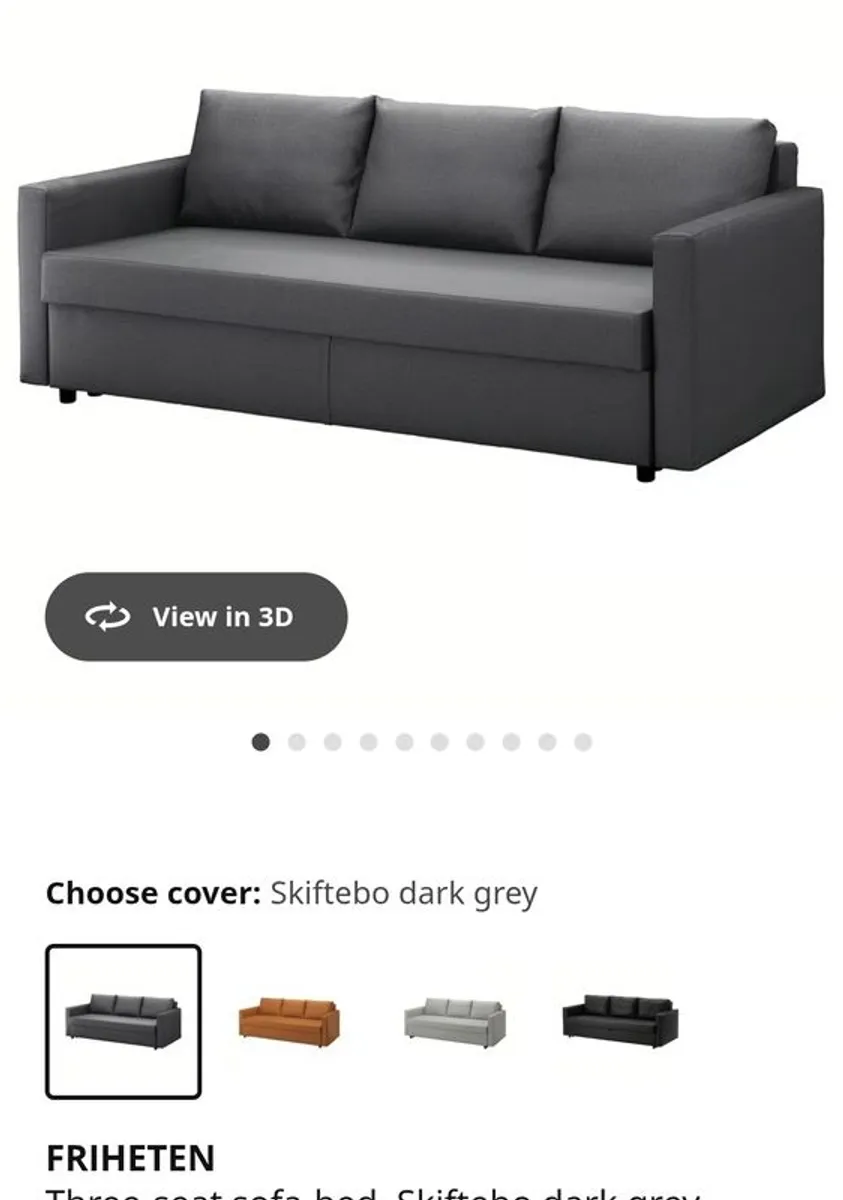 Ikea 3-seater sofa bed