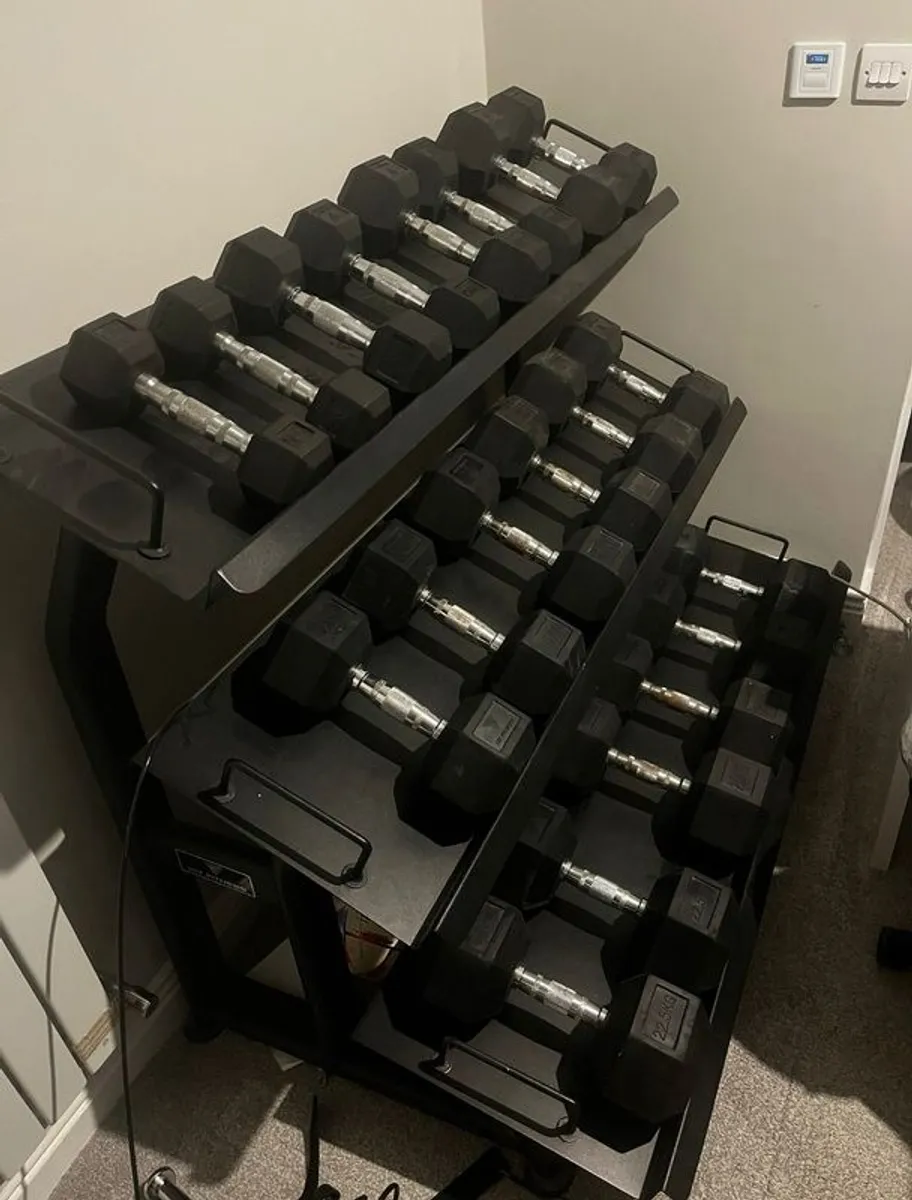 Dumbbells pack & Storage rack