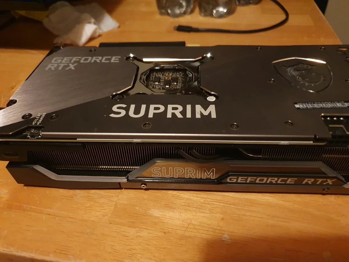 Geforce rtx 3070 Suprim x LHR - Image 1