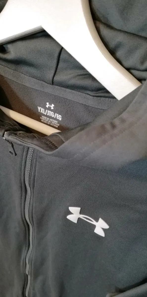 Under Armour Youth XL long sleeve zip up hoodie - Image 2