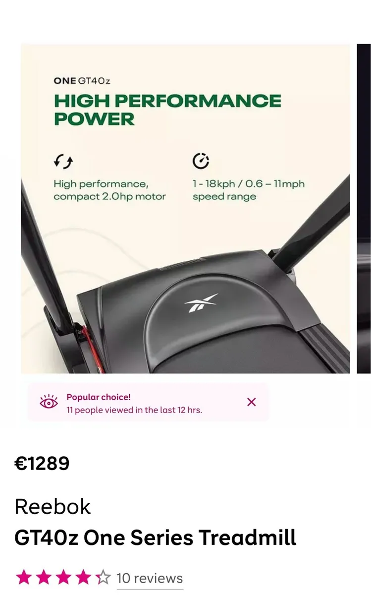 Rebook treadmill - Image 2