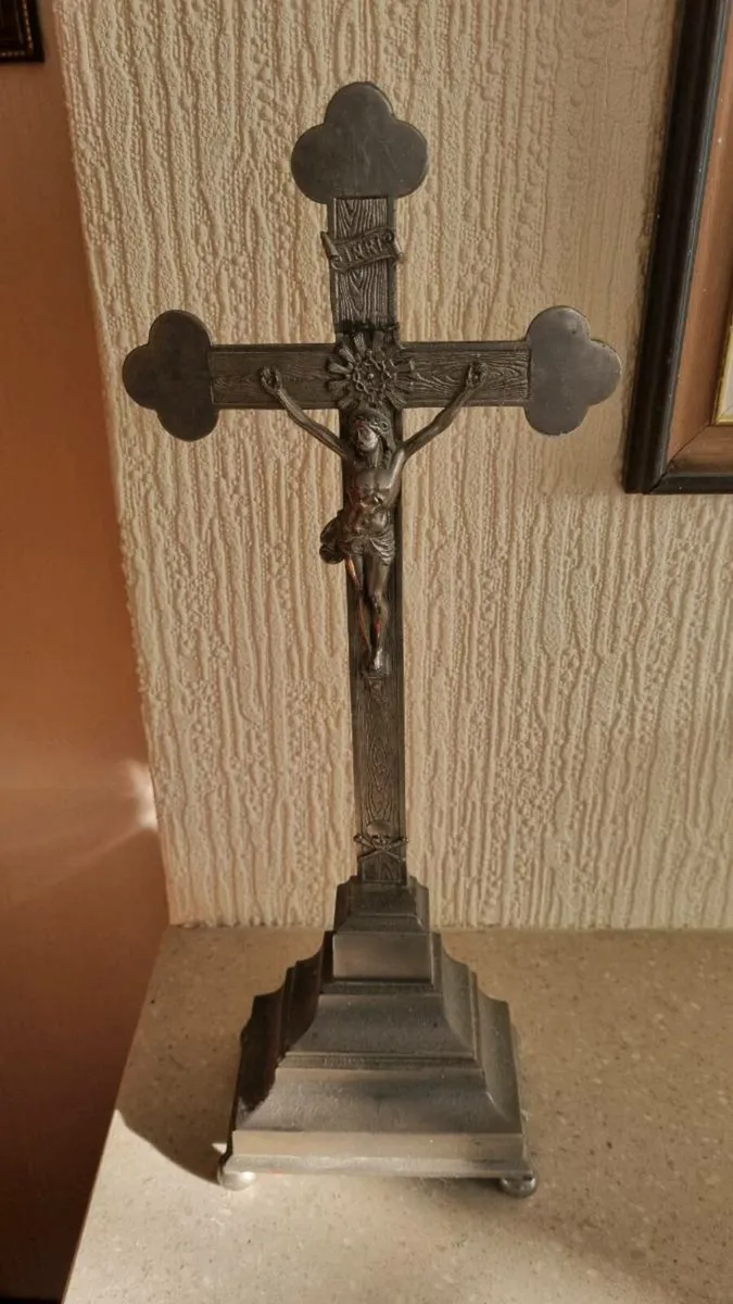 Antique Altar Cross - Image 1